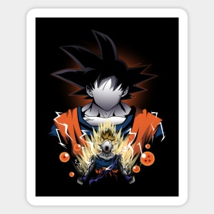 Saiyan Hero Sticker